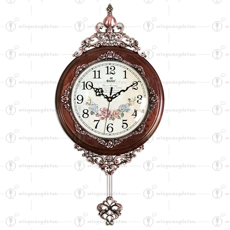 Watches & Jewelry Tsukiu - 유럽풍 레트로 철제 & 나무 벽시계,
