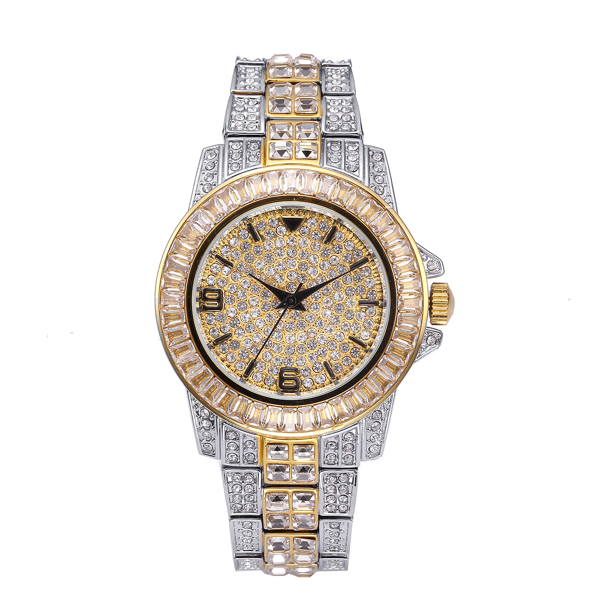 Jewelry For Watches - 럭셔리 풀 스톤 쿼츠 시계 남녀