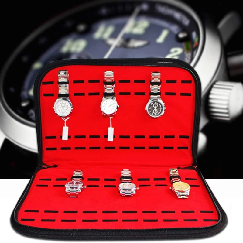 Jewelry And Watches Box - 20 슬롯 시계 보관 가방 편리한