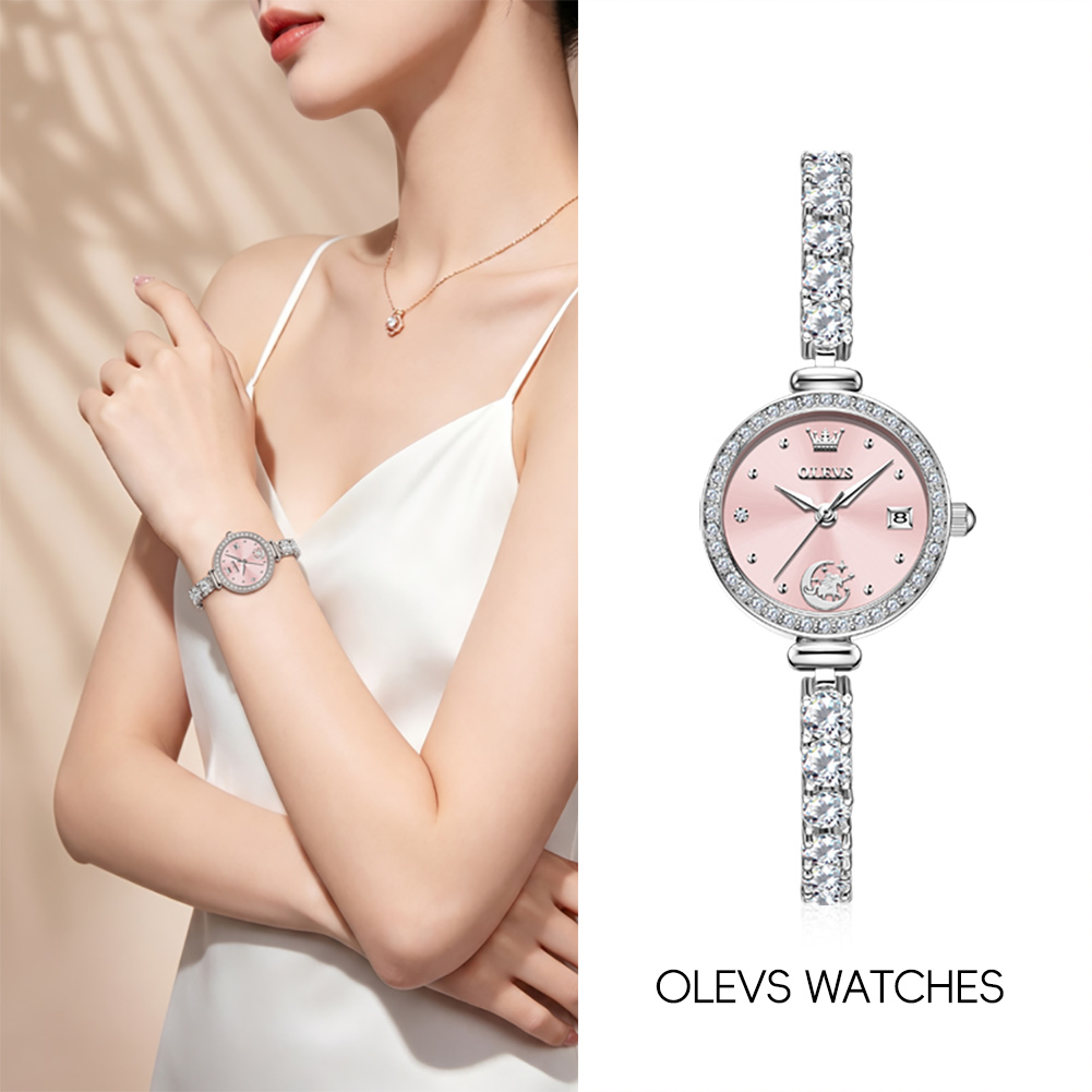 OLEVS 2998 브랜드 정품 여성용 시계 선물 세트 - Jewelry For Watches 리뷰 및 가격