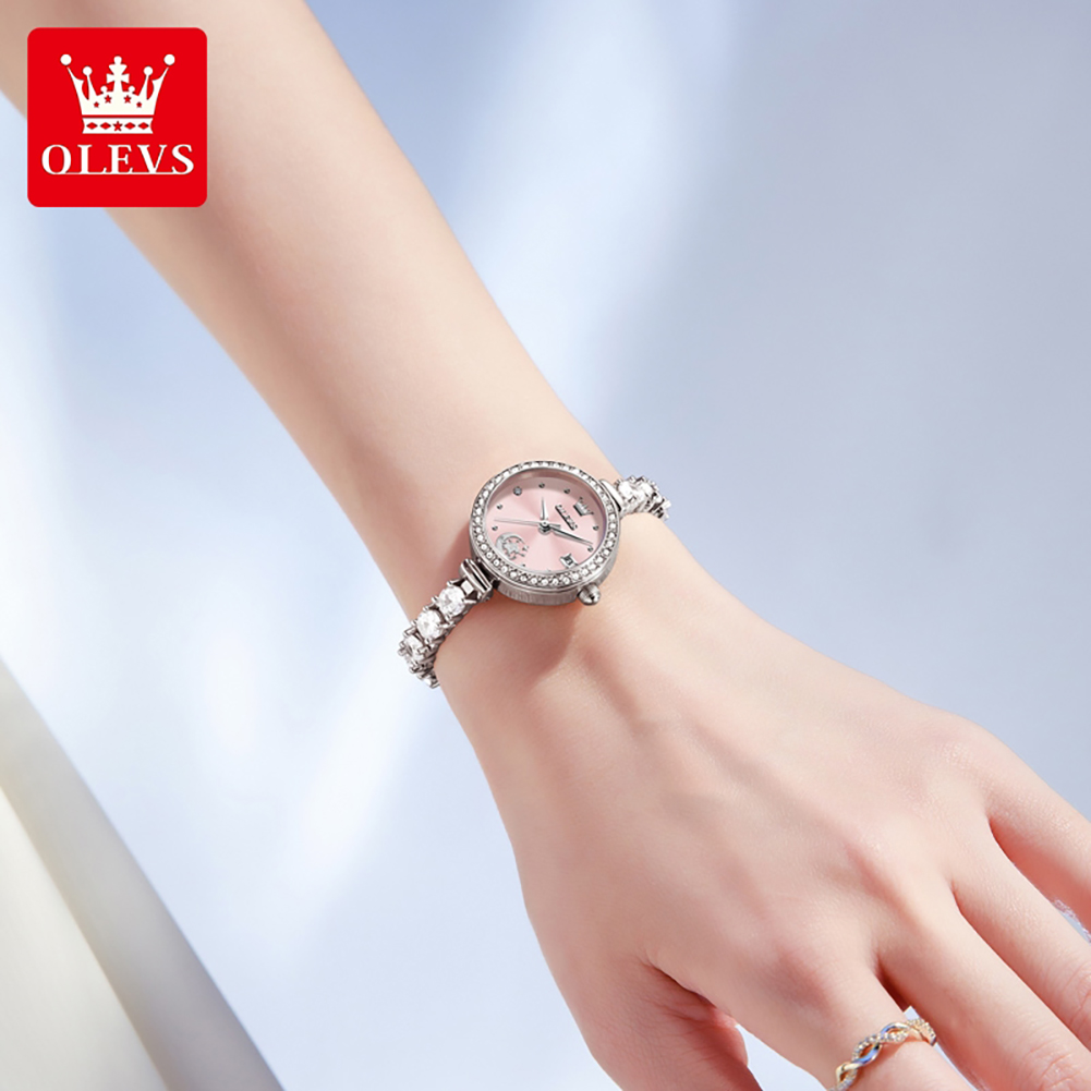 OLEVS 2998 브랜드 정품 여성용 시계 선물 세트 - Jewelry For Watches 리뷰 및 가격