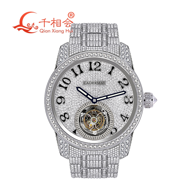 우아한 시간을 알려주는 VVS 화이트 모이사나이트 다이 - Vvs Jewelry Watches 리뷰 및 가격