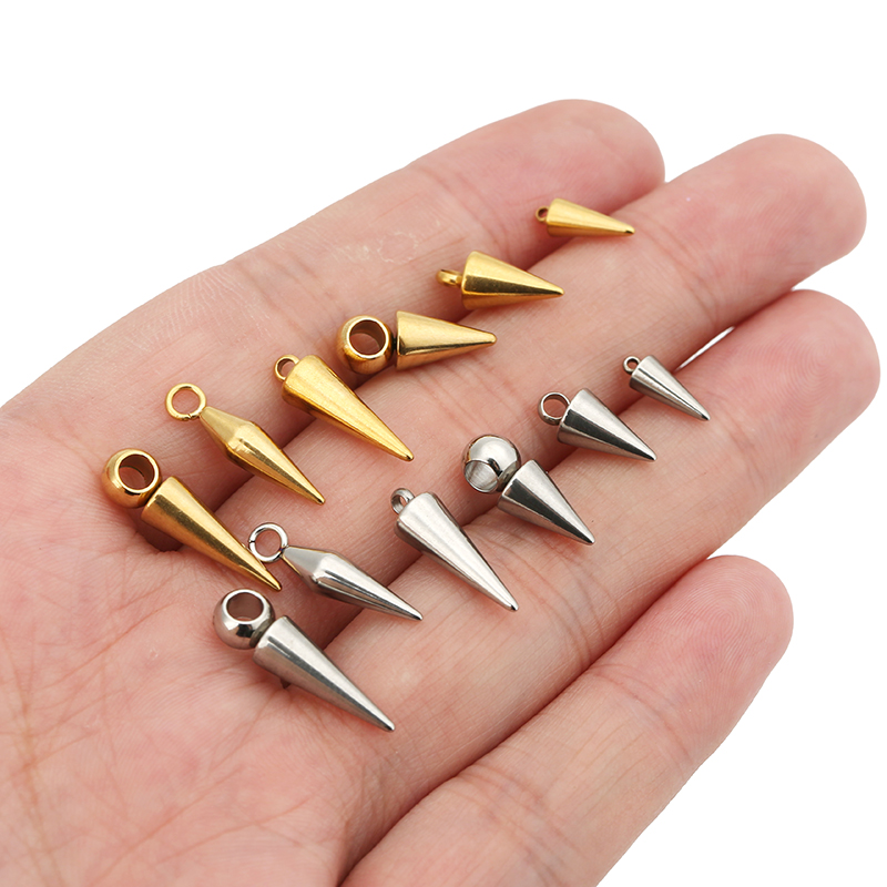 10pcs 스테인레스 스틸 콘 매력 펜 던 트 여성을위 - Moon Star Earrings 리뷰 및 가격