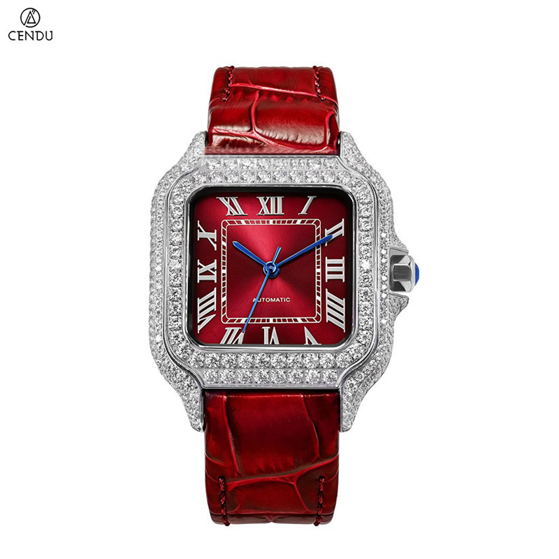 남성용 VVS 모이사나이트 다이아몬드 시계, 사각 시계 - Vvs Jewelry Watches 리뷰 및 가격