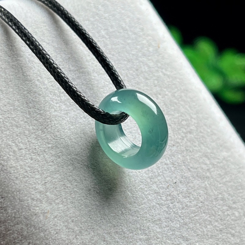 천연 에메랄드 블루 워터 럭키 비드 링 펜던트 미얀마  - Jewelry & Watches Bench 리뷰 및 가격