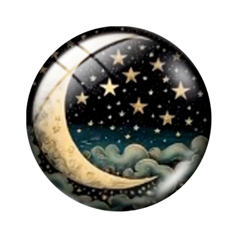 MOON and STARS 12/18/20/25mm 유 - Moon Star Earrings 리뷰 및 가격