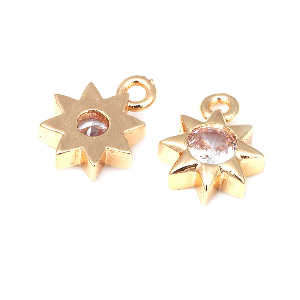 18K 골드 컬러 황동 지르콘 크로스 문 하트 별 손  - Moon Star Earrings 리뷰 및 가격